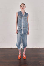 Load image into Gallery viewer, Jean Paul Gaulter Denim Wanabe Silk Dress