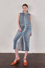 Load image into Gallery viewer, Jean Paul Gaulter Denim Wanabe Silk Dress