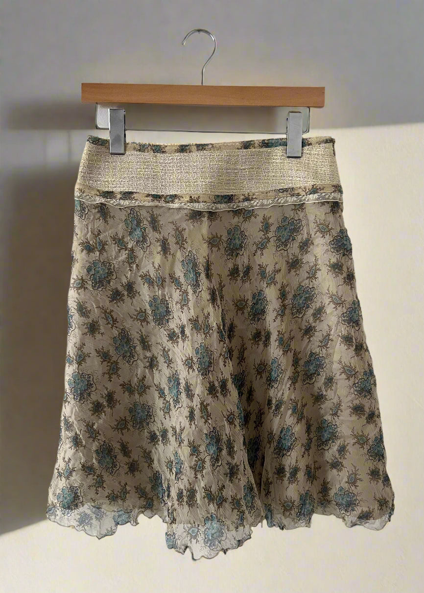 MAX & Co Boho Silk Skirt