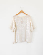 Load image into Gallery viewer, Sequin White Top
