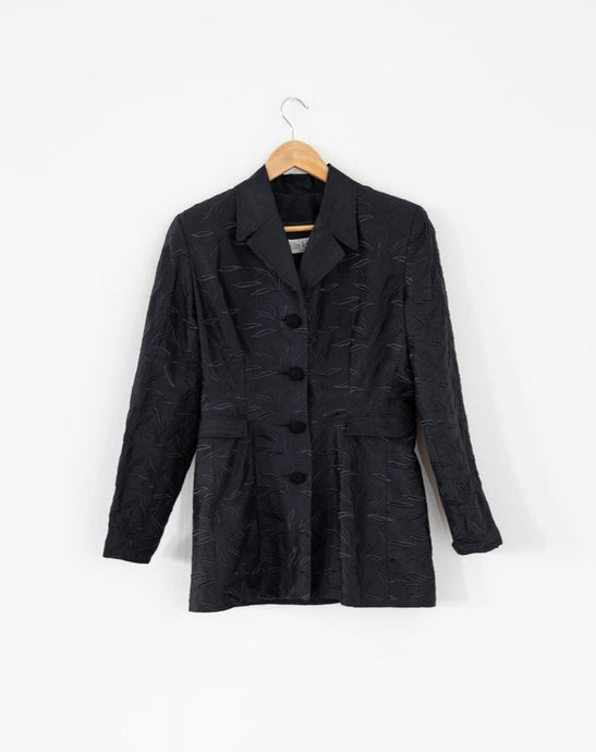 vintage silk blazer 