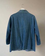 Load image into Gallery viewer, Vintage Aztec Denim Blazer
