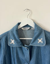 Load image into Gallery viewer, Vintage Aztec Denim Blazer
