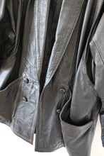 Load image into Gallery viewer, 80&#39;s Leather Jacket
