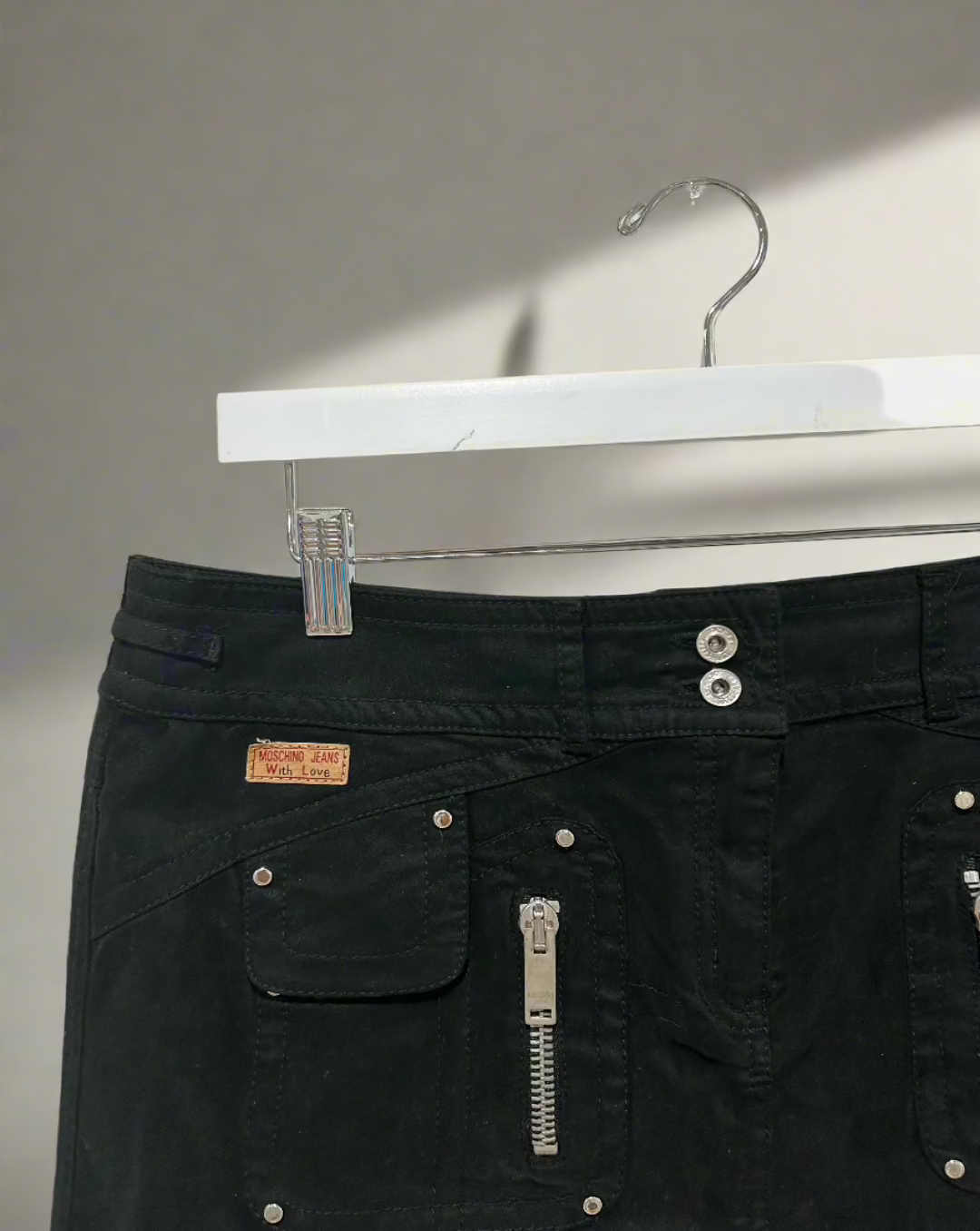 Moschino Black Mini Skirt