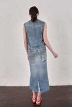 Load image into Gallery viewer, Jean Paul Gaulter Denim Wanabe Silk Dress
